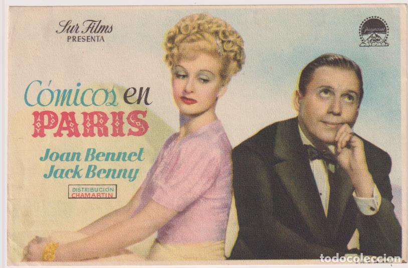  Flyers Publicitaires de films Anciens: C&oacute;micos en Paris. Sencillo de Sur Films