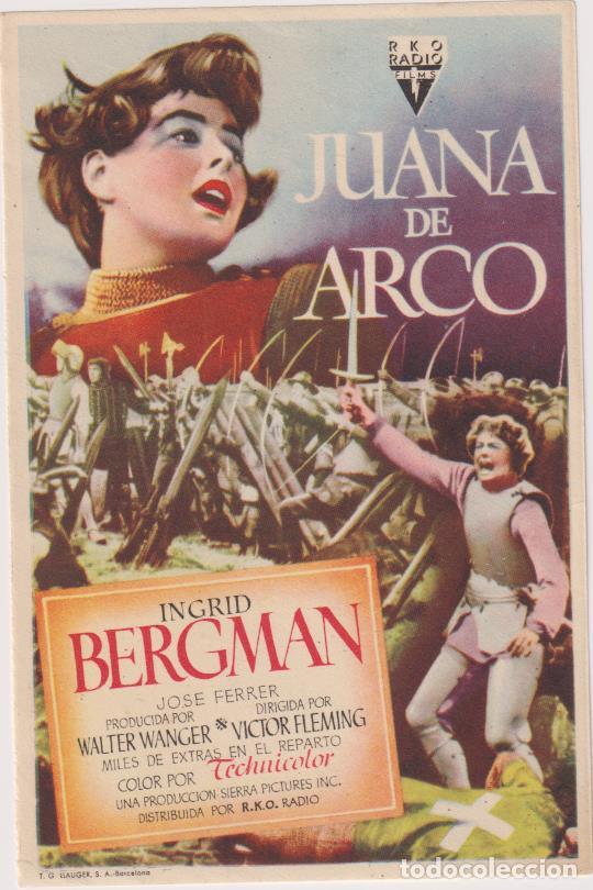 Cinema: Juana de Arco. Sencillo de RKO Radio