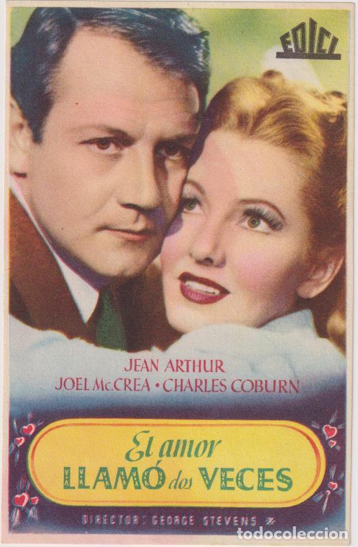  Flyers Publicitaires de films Anciens: El Amor llam&oacute; dos veces. Sencillo de Edici
