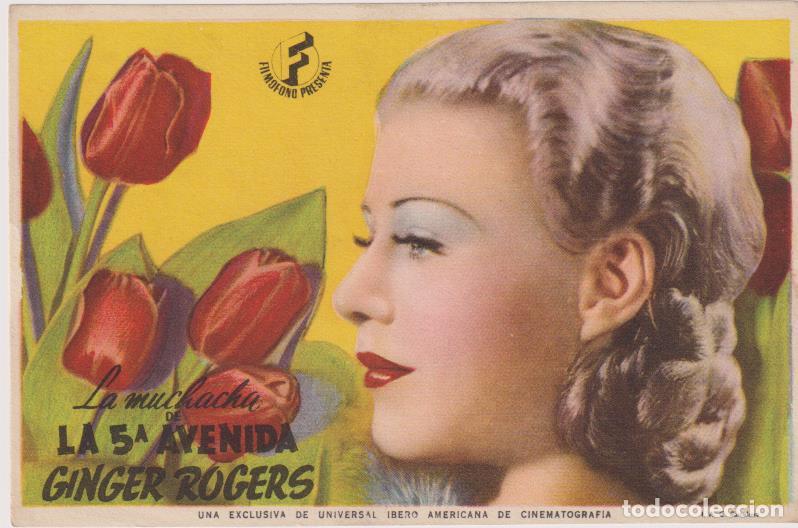  Flyers Publicitaires de films Anciens: La Quinta Avenida. Sencillo de Film&oacute;fono