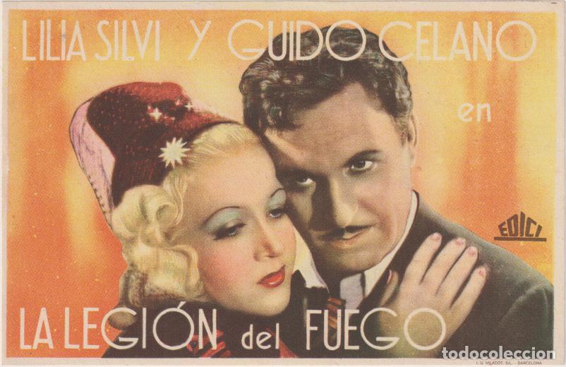  Flyers Publicitaires de films Anciens: La Legi&oacute;n del fuego. Sencillo de Edici