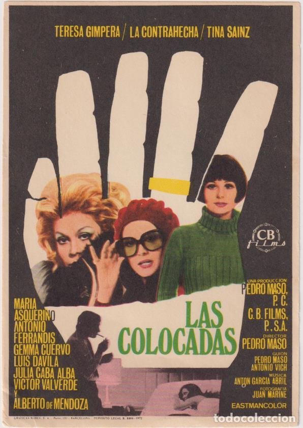  Flyers Publicitaires de films Anciens: Las colocadas. Sencillo de CB Films