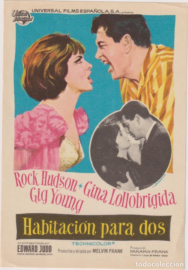  Flyers Publicitaires de films Anciens: Habitaci&oacute;n para dos. Sencillo de Universal