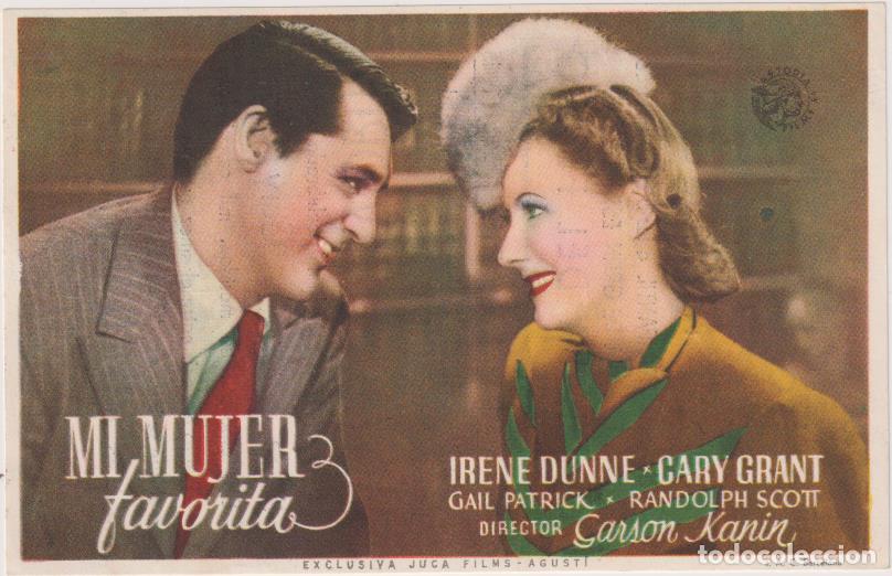 Cine: Mi mujer favorita. Sencillo de Astoria Films. Teatro Bellas Artes, 1944