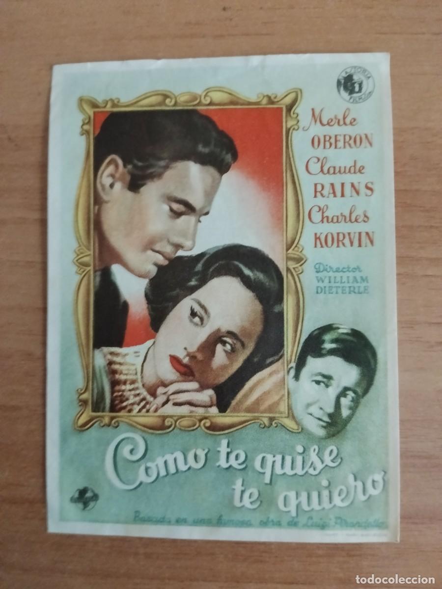 Cine: ROSA--PROGRAMA DE CINE--- COMO TE QUISE TE QUIERO CT