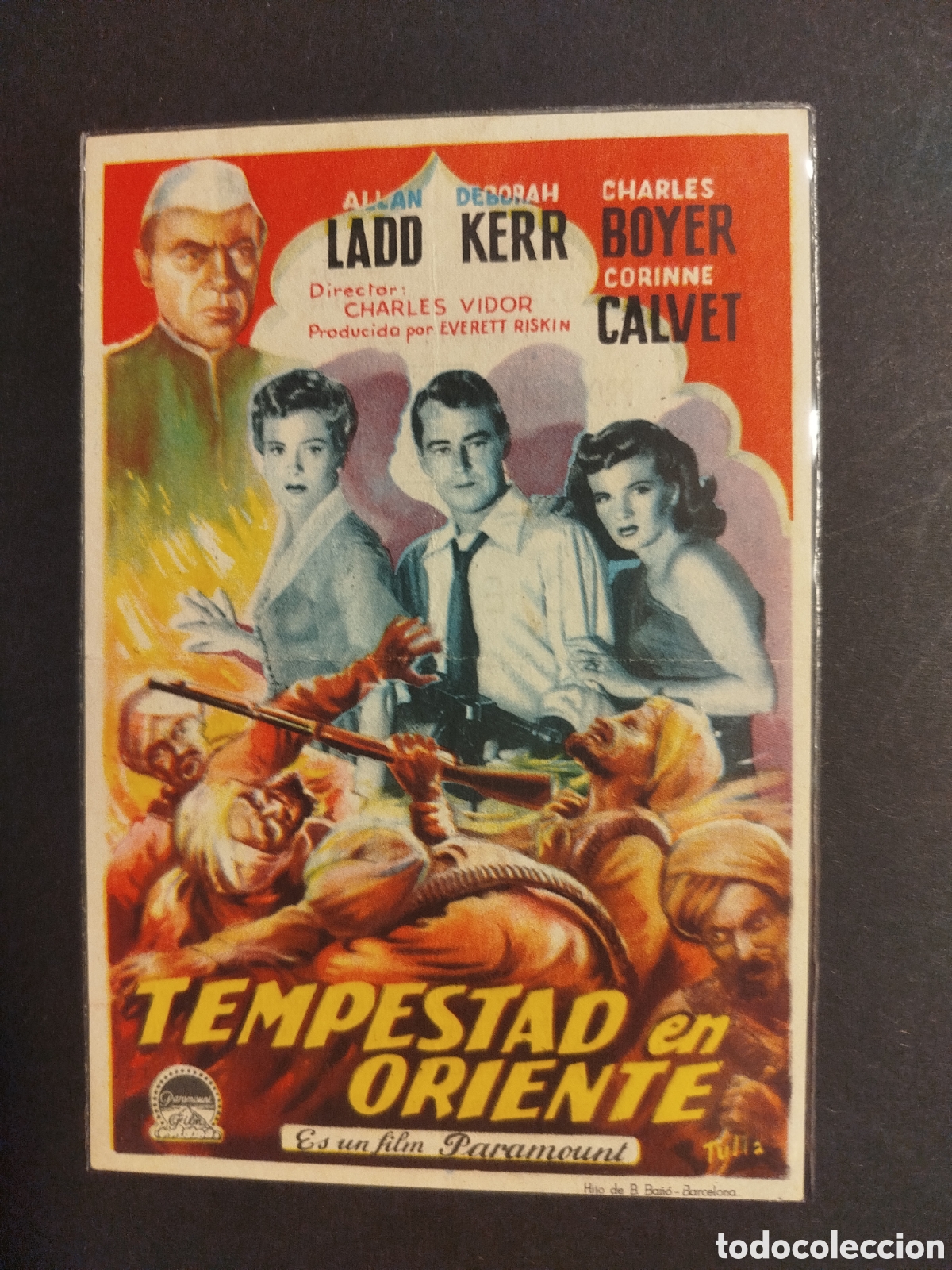 Cine: TEMPESTAD EN ORIENTE PROGRAMA DE MANO - Foto 1