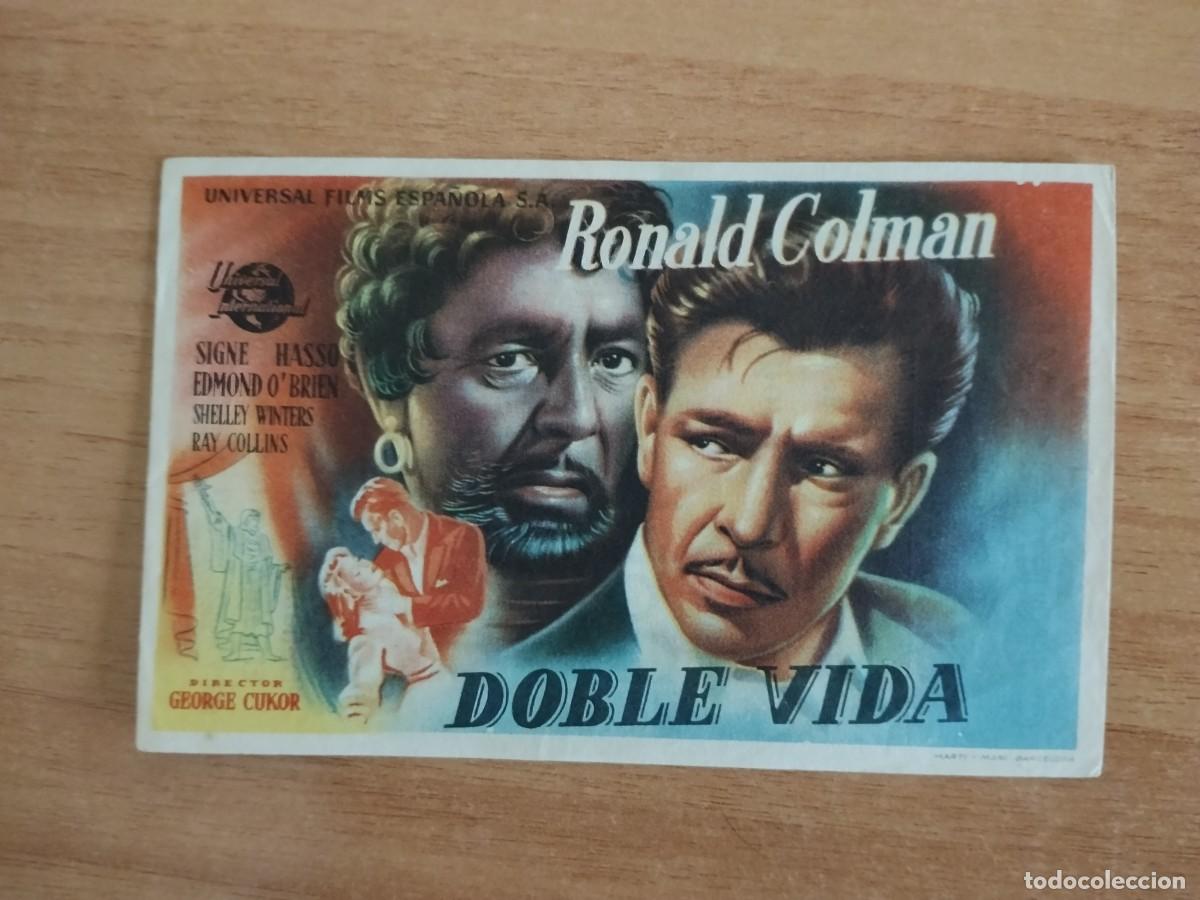 Flyers Publicitaires de films Anciens: ROSA--PROGRAMA DE CINE--- DOBLE VIDA