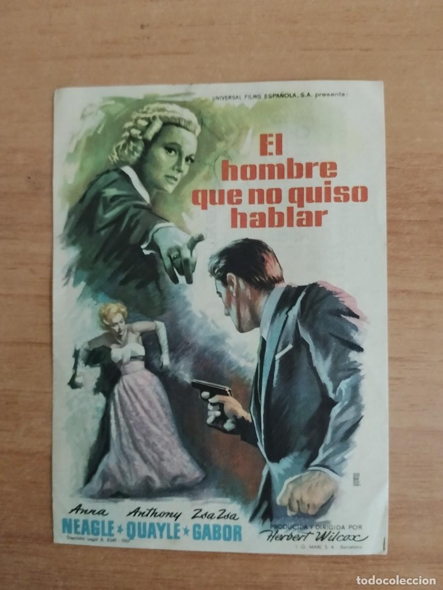 Cine: ROSA--PROGRAMA DE CINE---EL HOMBRE QUE NO QUISO HABLAR CT