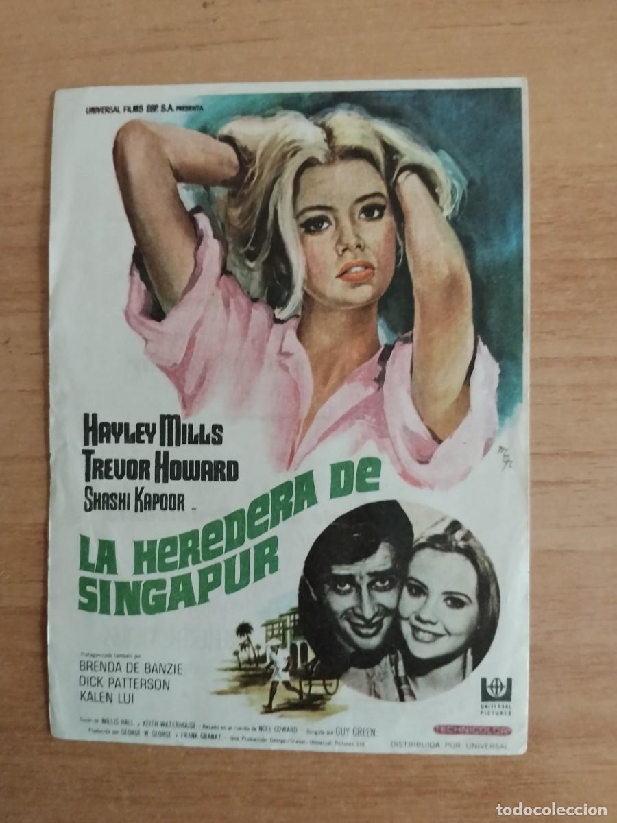 Cine: ROSA--PROGRAMA DE CINE---LA HEREDERA DE SINGAPUR CT