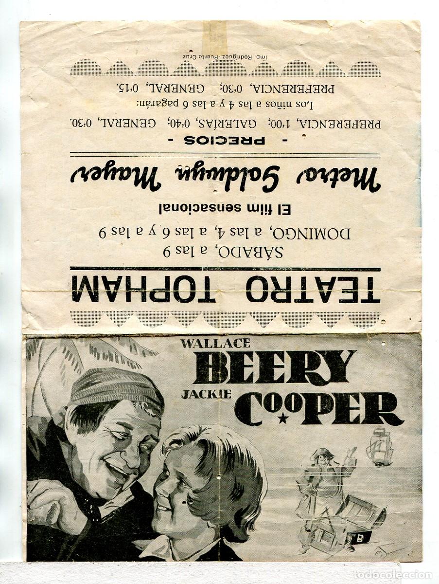 Cine: LA ISLA DEL TESORO, con Wallace Beery. - Foto 2