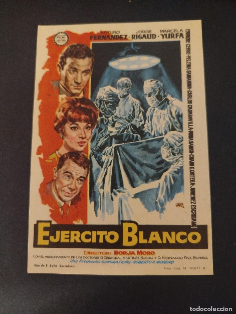 Kino: EJ&Eacute;RCITO BLANCO PROGRAMA DE MANO S/P