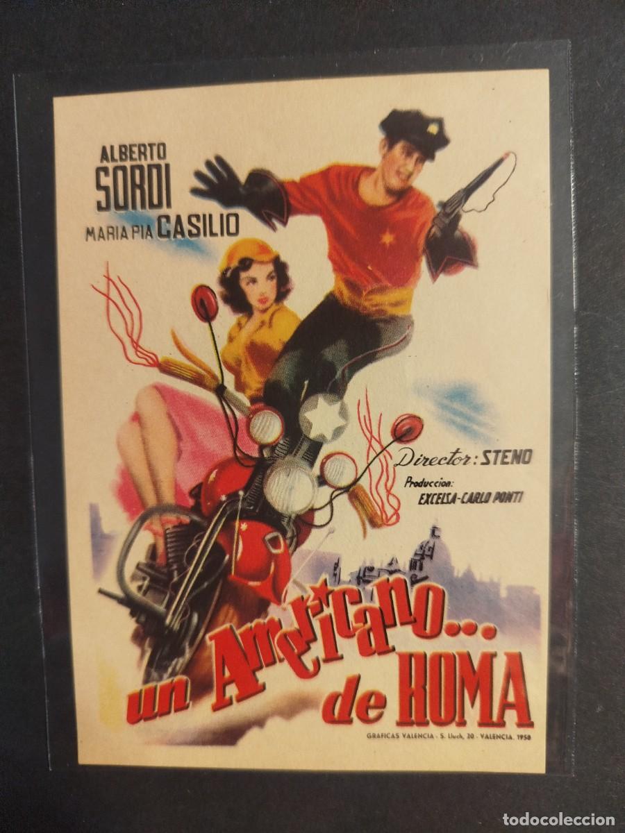 Cine: AMERICANO...DE ROMA PROGRAMA DE MANO S/P - Foto 1
