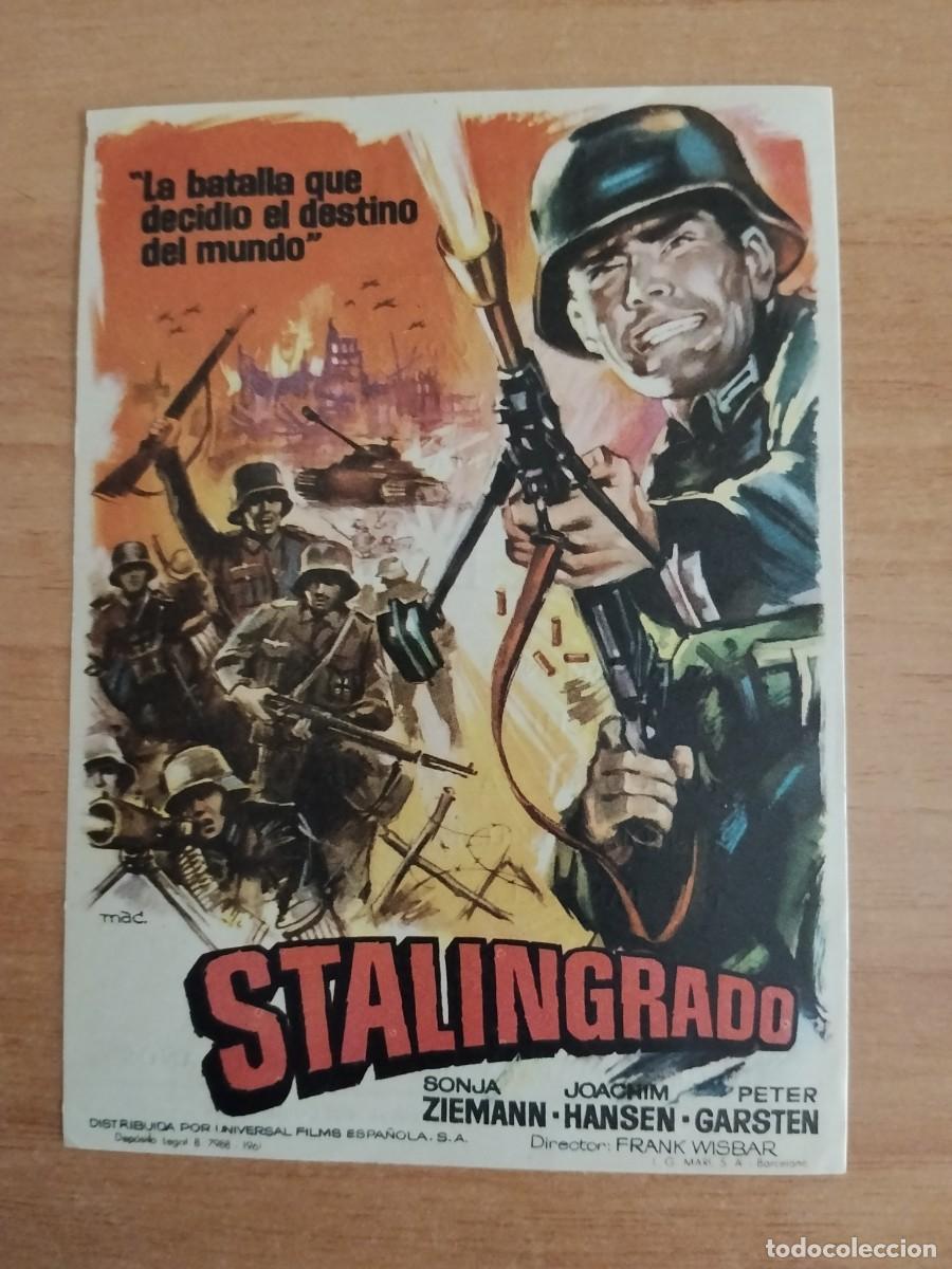 Cine: ROSA--PROGRAMA DE CINE---STALINGRADO CT