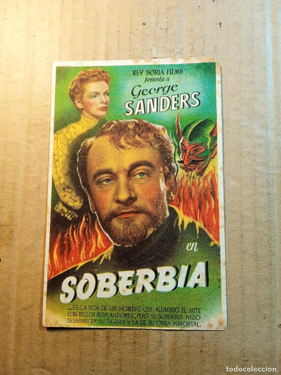 Cinema: FOLLETO DE MANO CON PUBLICIDAD SOBERBIA