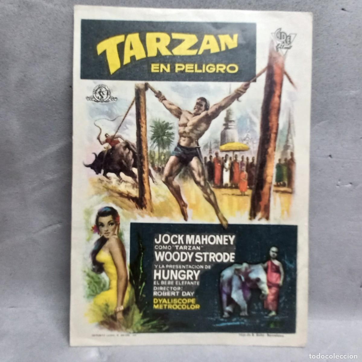 Cine: Cine Sanllehy Barcelona. Tarz&aacute;n en peligro. Jock Mahoney, Woody Strode, Robert Day