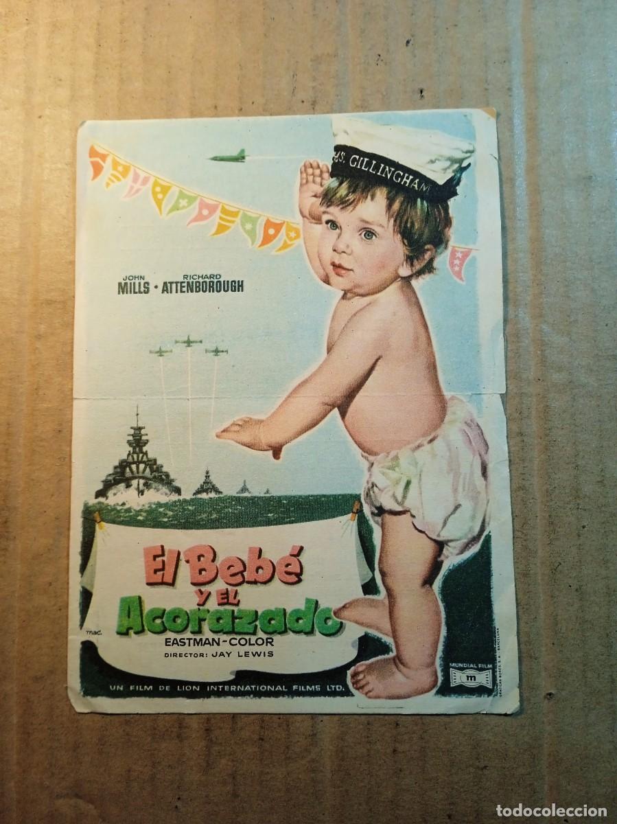 Cinema: FOLLETO DE MANO CON PUBLICIDAD EL BEBE Y EL ACORAZADO