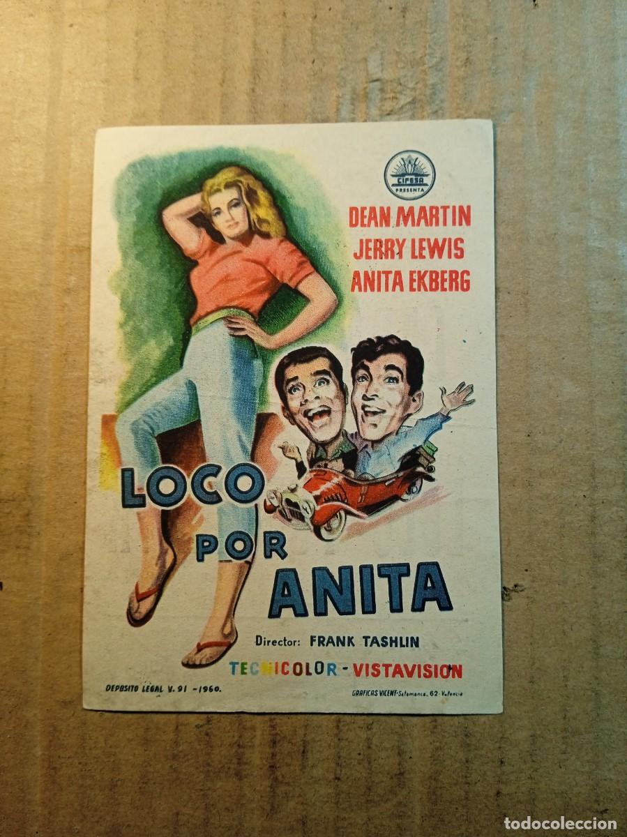  Flyers Publicitaires de films Anciens: FOLLETO DE MANO CON PUBLICIDAD LOCO POR ANITA