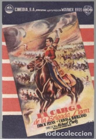 Cine: PROGRAMA DE CINE: LA CARGA DE LA BRIGADA LIGERA PC-11398