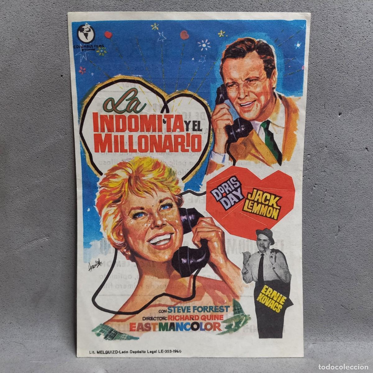 Cine: Cine Texas Barcelona. La ind&oacute;mita y el millonario. Doris Day, Jack Lemon, Ernie Kovacs