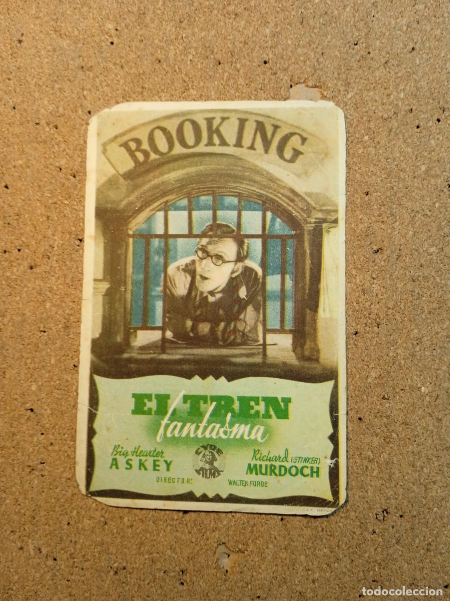  Flyers Publicitaires de films Anciens: FOLLETO DE MANO CON PUBLICIDAD EL TREN FANTASMA