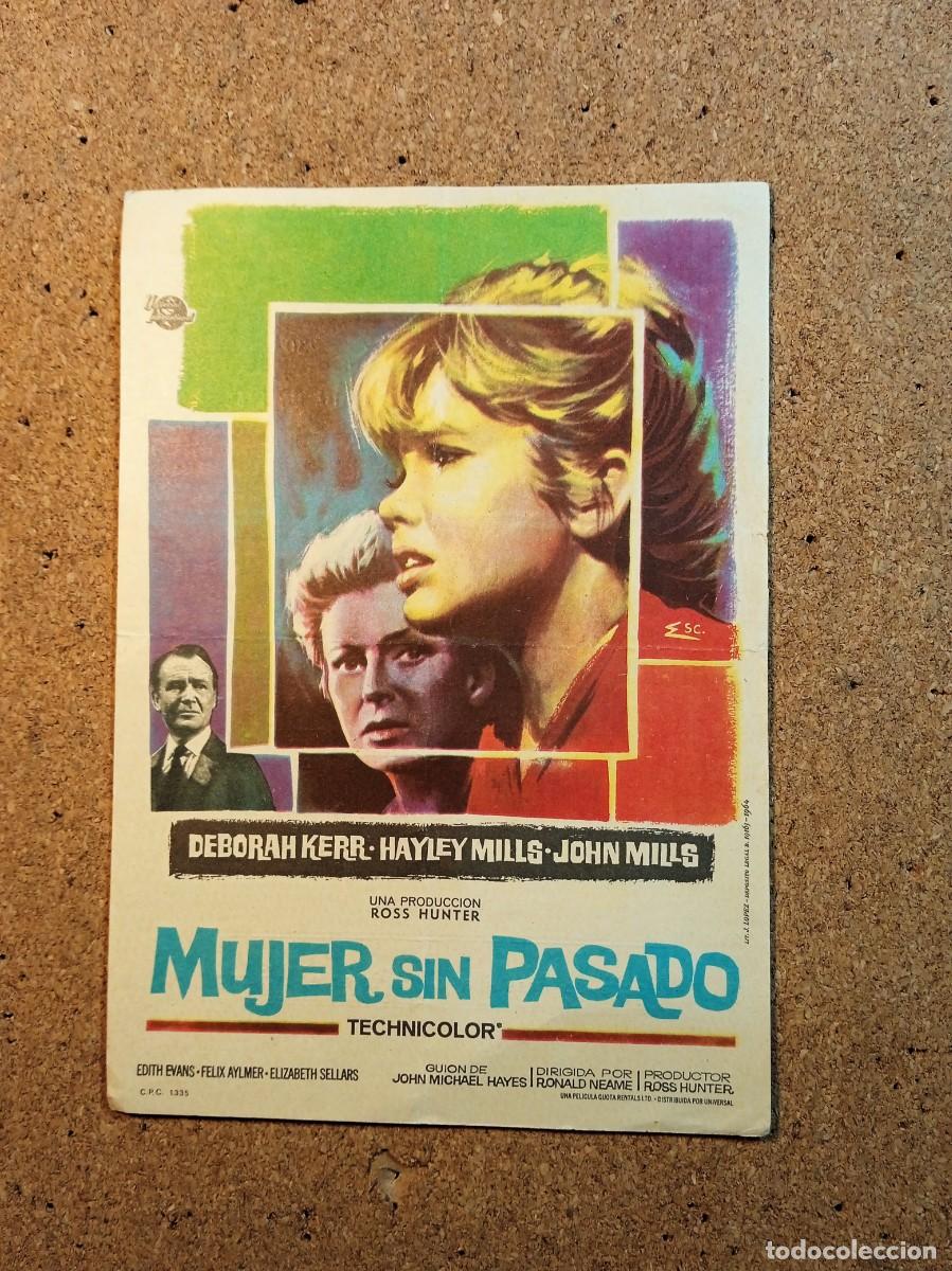Cine: FOLLETO DE MANO CON PUBLICIDAD MUJER SAN PASADO