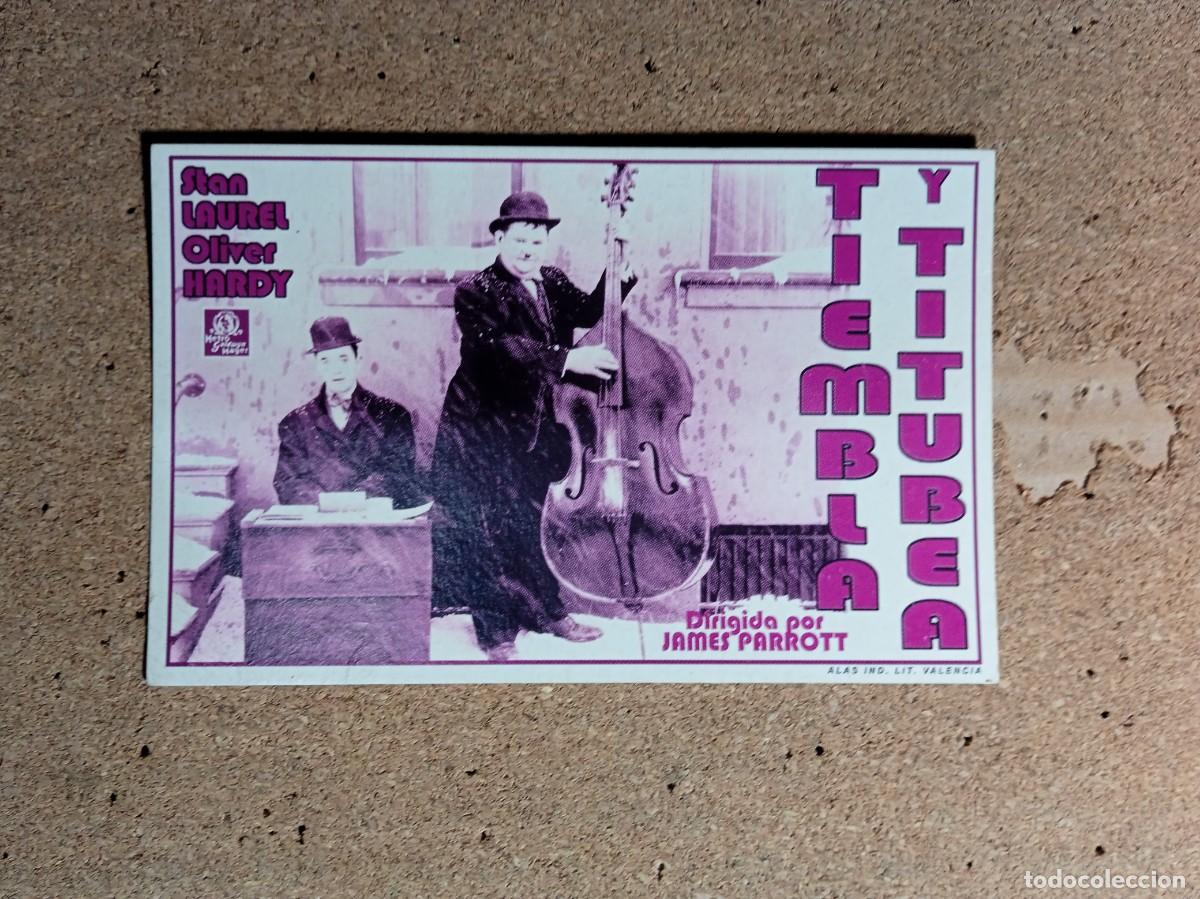  Flyers Publicitaires de films Anciens: FOLLETO DE MANO CON PUBLICIDAD TIEMBLA Y TITUBEA (COPIA)