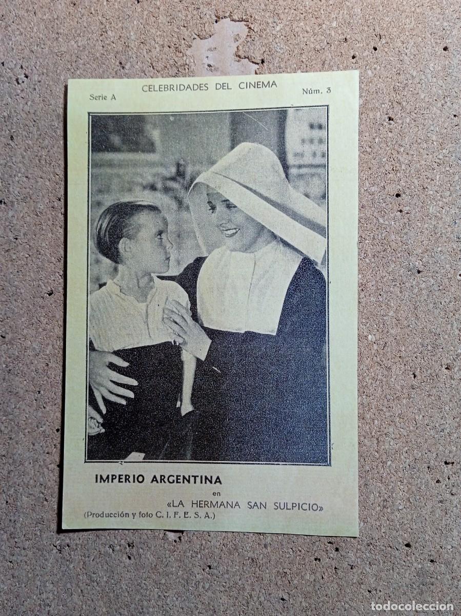 Cine: FOLLETO DE MANO CON PUBLICIDAD LA HERMANA SAN SULPICIO (COPIA)