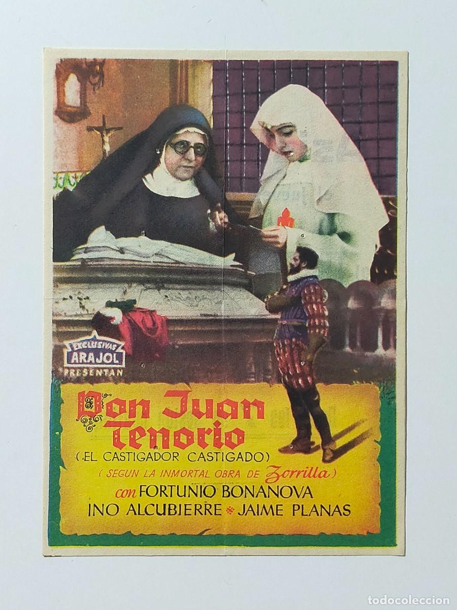 Cine: Programa Sencillo Orig DON JUAN TENORIO (El Castigador castigado) Teatro de las Cortes, San Fernando