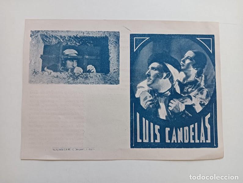 Cine: LUIS CANDELAS PROGRAMA DOBLE SIN DOBLAR CINE ESPA&Ntilde;OL PEPE ROMEU FERNANDO ROLDAN