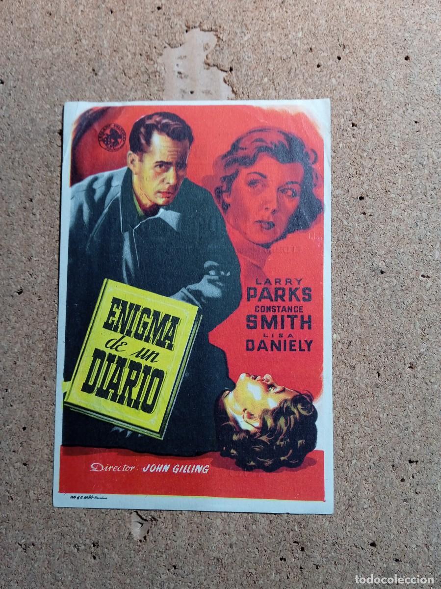 Kino: FOLLETO DE MANO CON PUBLICIDAD ENIGMA DE UN DIARIO