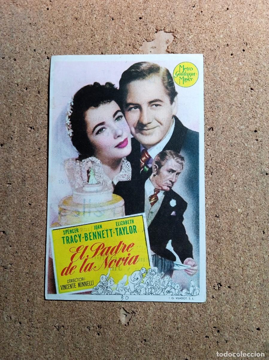 Cine: FOLLETO DE MANO CON PUBLICIDAD EL PADRE DE LA NOVIA
