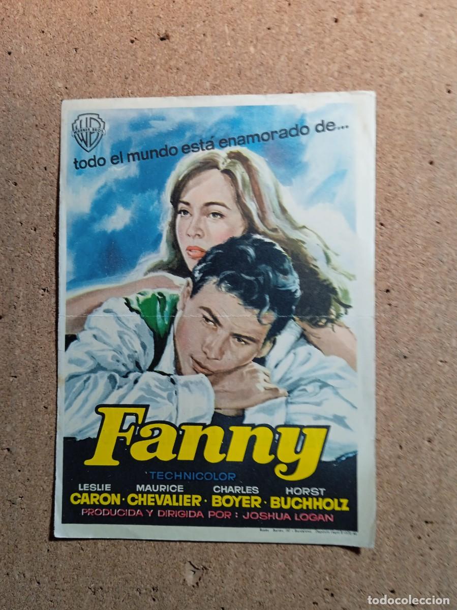  Flyers Publicitaires de films Anciens: FOLLETO DE MANO CON PUBLICIDAD FANNY