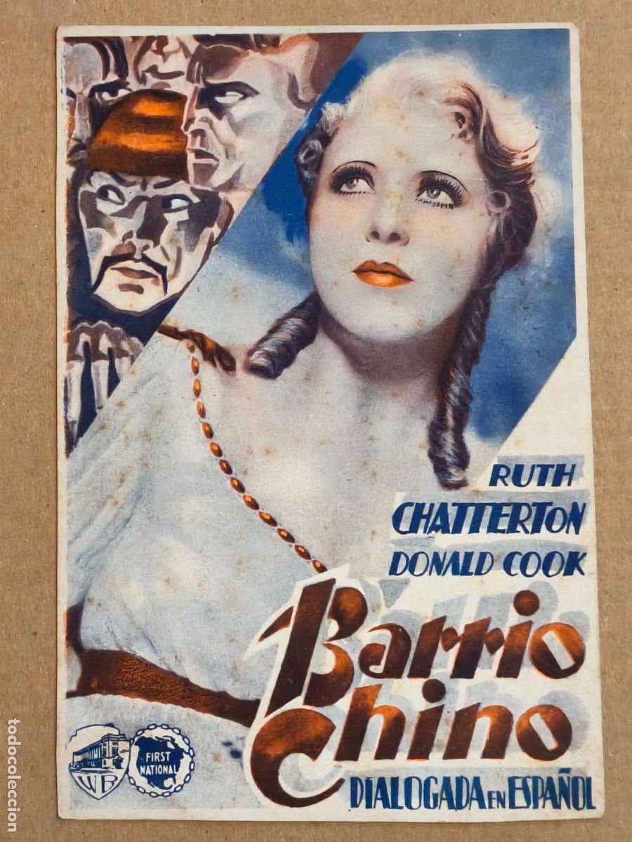 Kino: BARRIO CHINO PROGRAMA DE CINE 1934