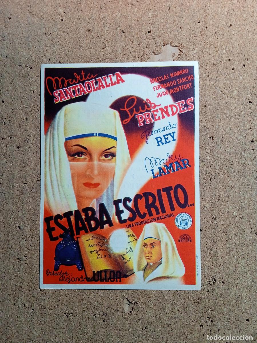 Kino: FOLLETO DE MANO CON PUBLICIDAD ESTABA ESCRITO