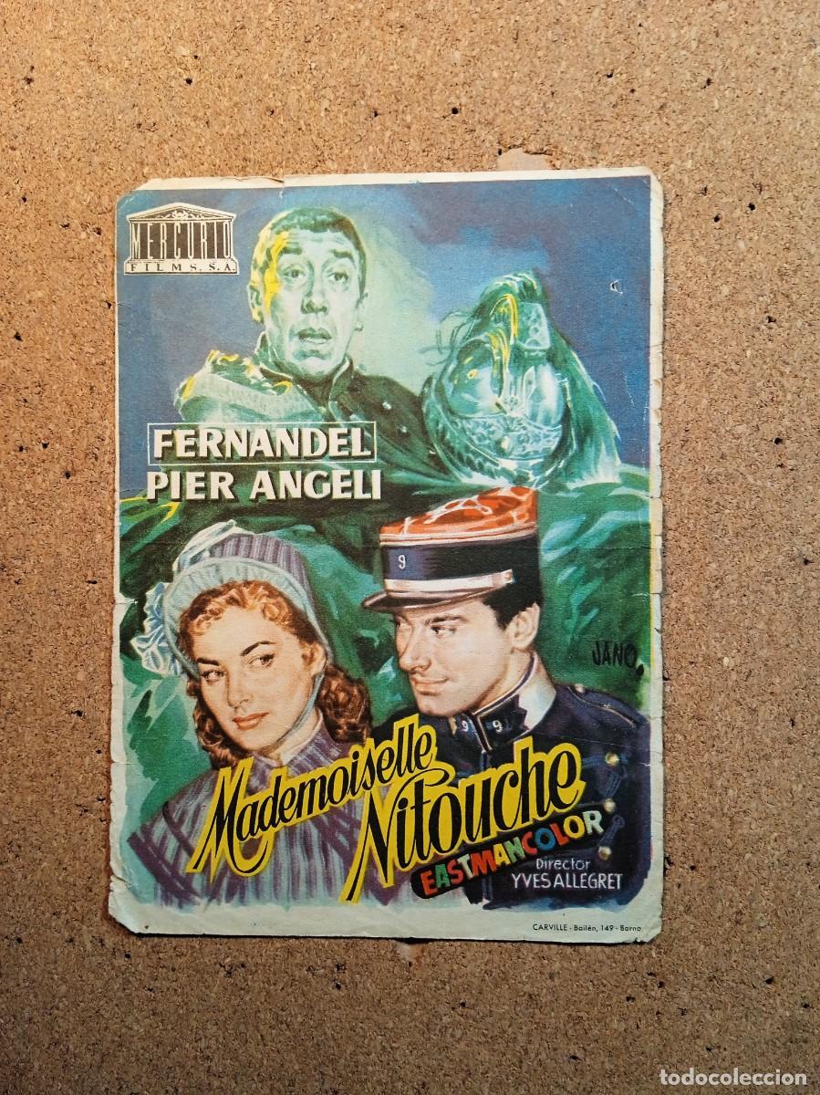 Kino: FOLLETO DE MANO CON PUBLICIDAD MADEMOISELLE NITOUCHE