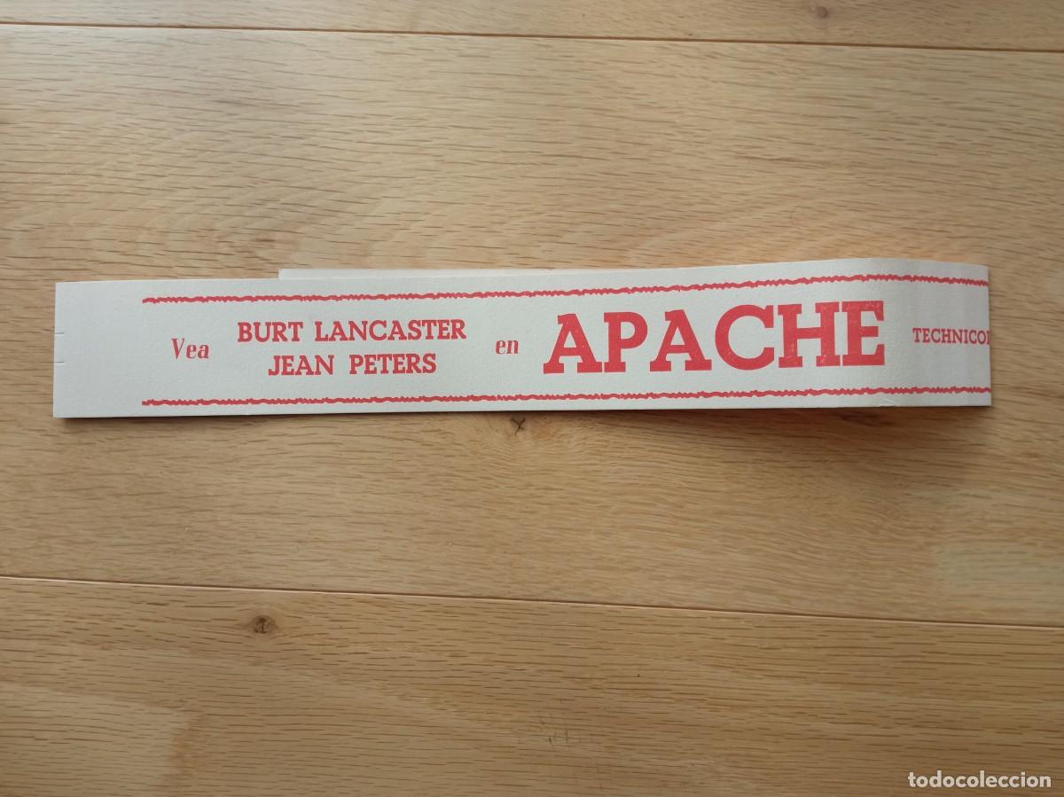 Cine: APACHE, BURT LANCASTER, TROQUELADO CINTA PARA EL PELO
