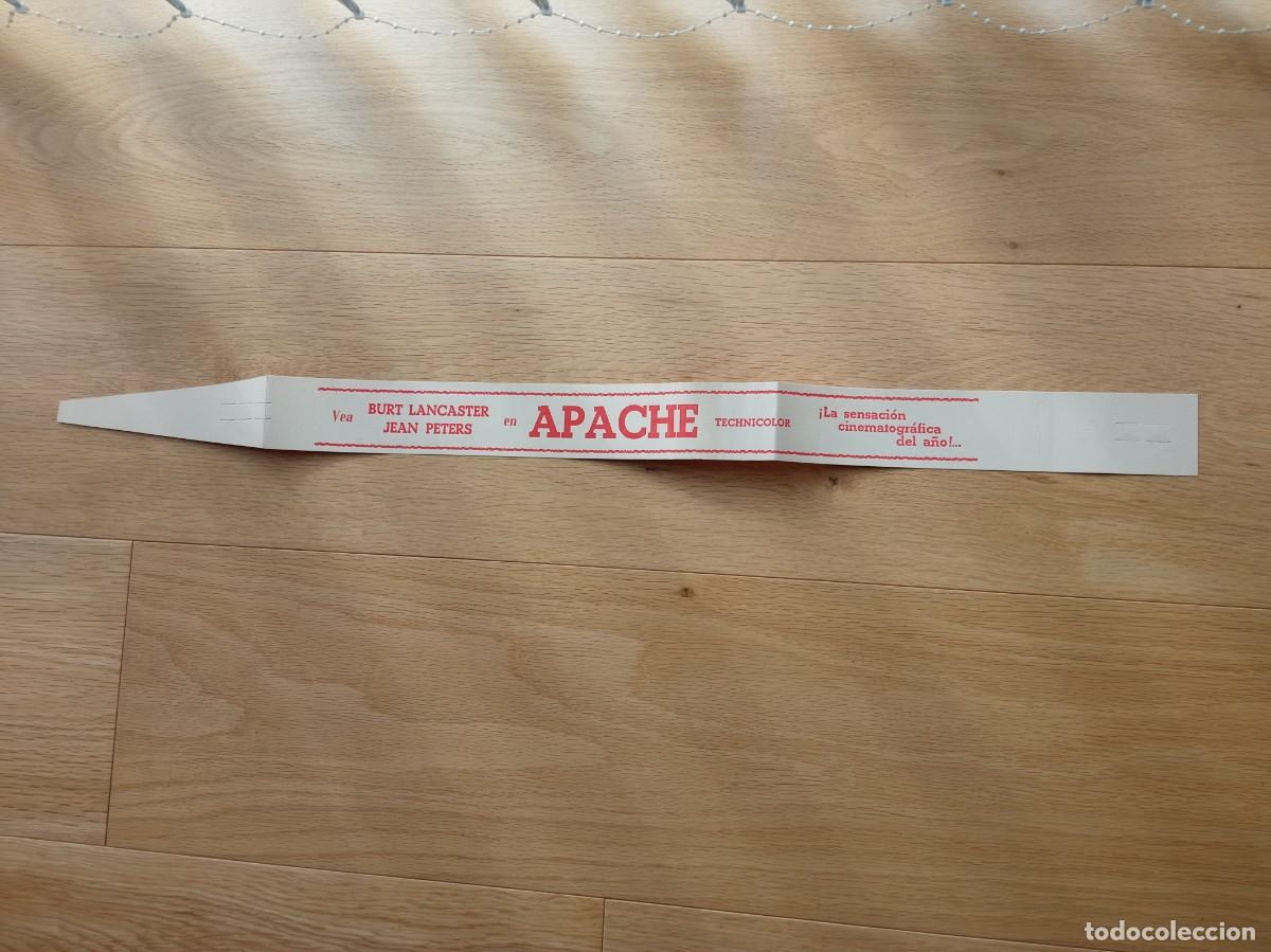 Cine: APACHE, BURT LANCASTER, TROQUELADO CINTA PARA EL PELO - Foto 2