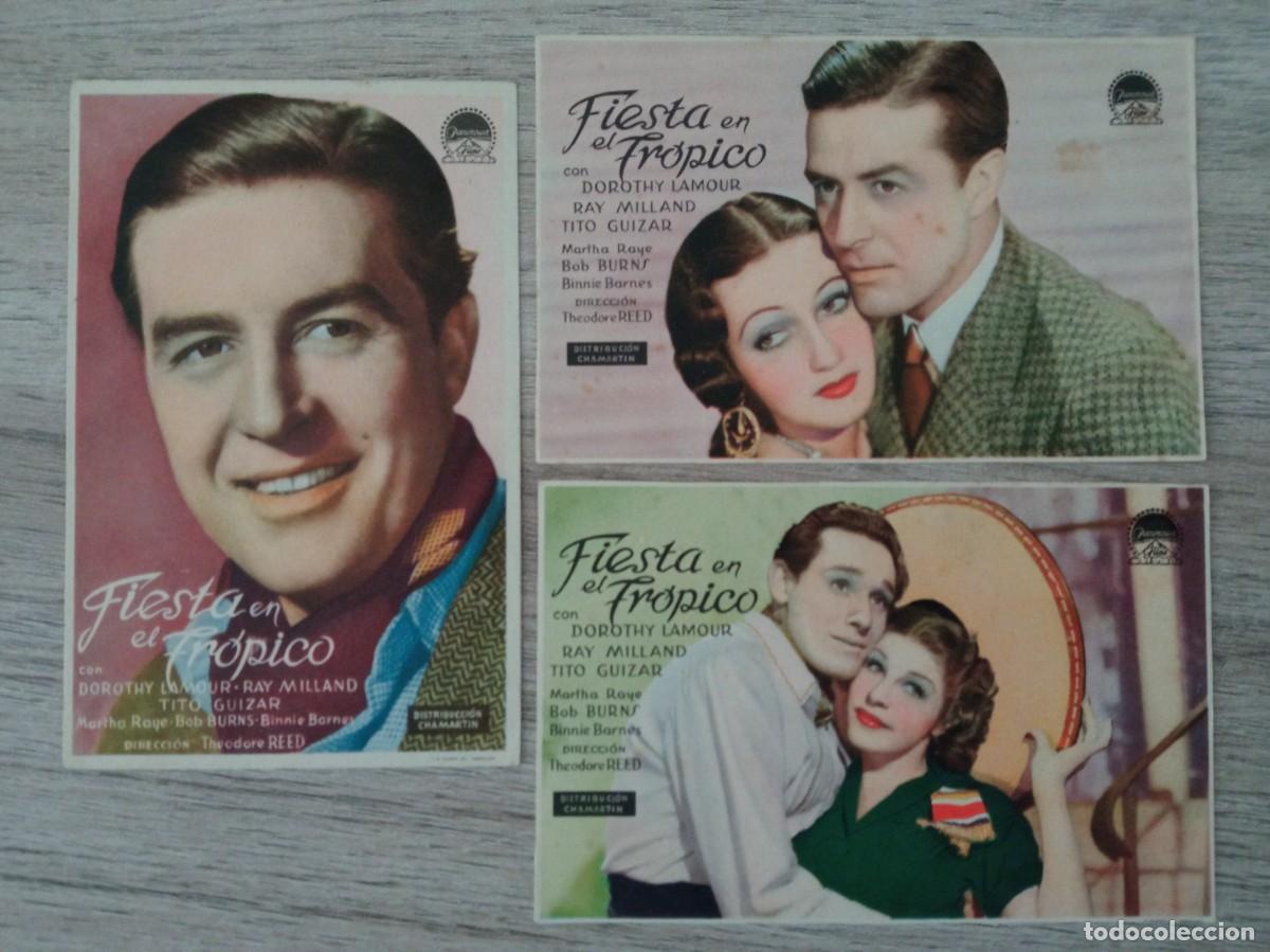 Cine: FIESTA EN EL TR&Oacute;PICO, DOROTHY LAMOUR, RAY MILLAND