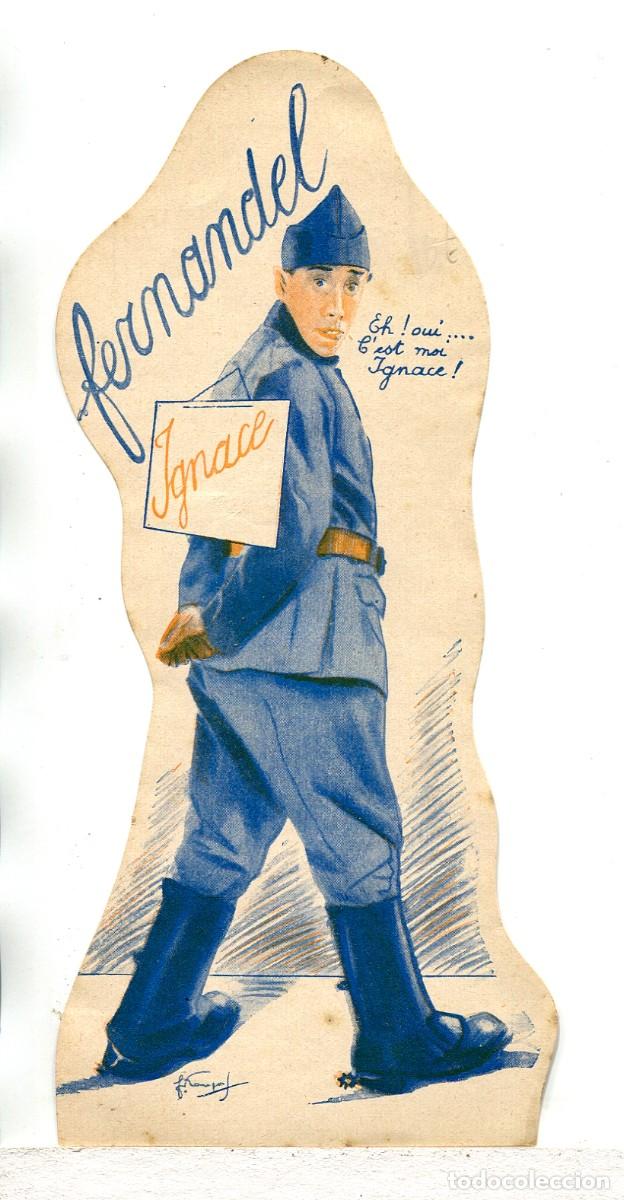 Cine: IGNACE, con Fernandel. PROGRAMA FRANC&Eacute;S TROQUELADO. - Foto 1