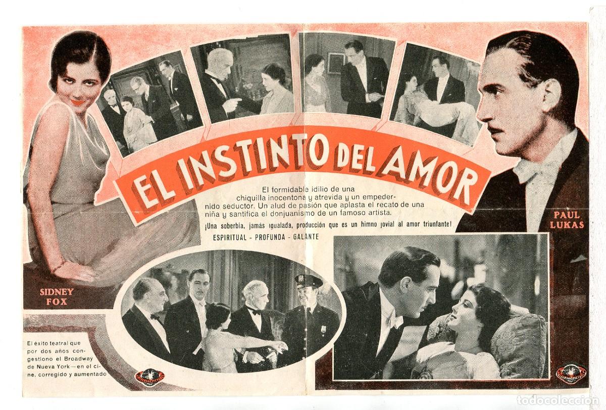 Cine: EL INSTINTO DEL AMOR, con Paul Lukas. - Foto 2