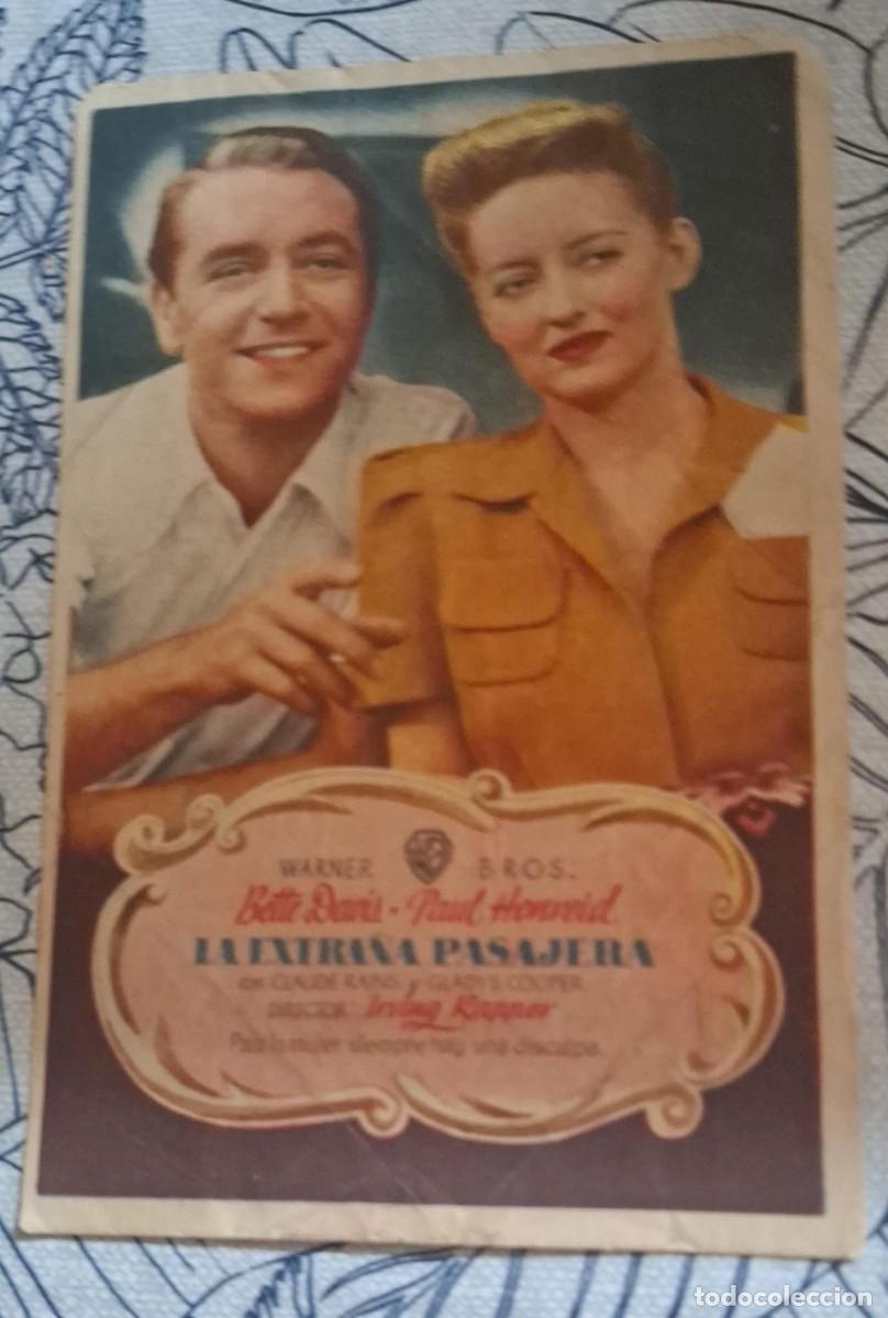 Cine: LA EXTRA&Ntilde;A PASAJERA - PROGRAMA DE CINE