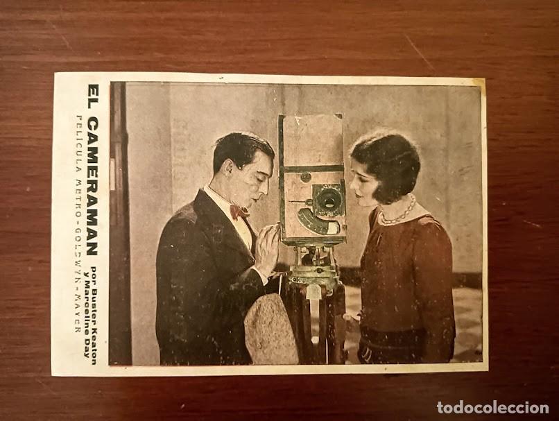 Cinema: EL CAMERAMAN PROGRAMA TARJETA MGM BUSTER KEATON CINE MUDO