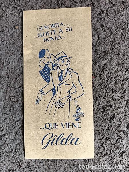 Cine: GILDA PROGRAMA SENCILLO COLUMBIA RITA HAYWORTH GLENN FORD raro B