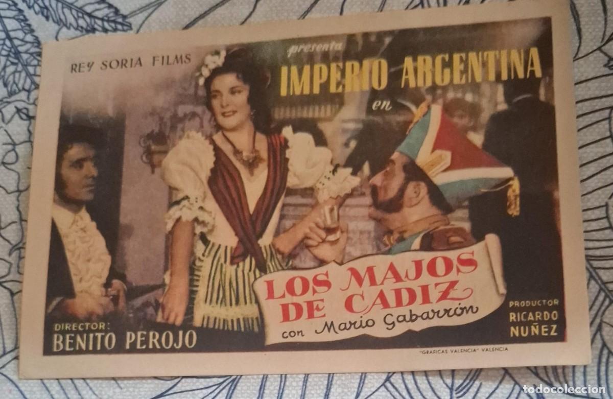 Cine: LOS MAJOS DE CADIZ - PROGRAMA DE CINE
