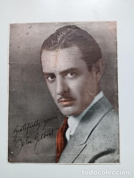  Flyers Publicitaires de films Anciens: EL CABALLERO DEL AMOR PROGRAMA SENCILLO GRANDE MGM JOHN GILBERT KING VIDOR CINE MUDO raro