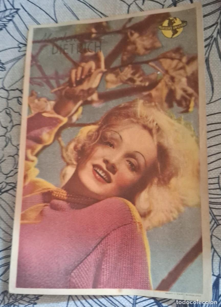 Cine: MARLENE DIETRICH - PROGRAMA DE CINE