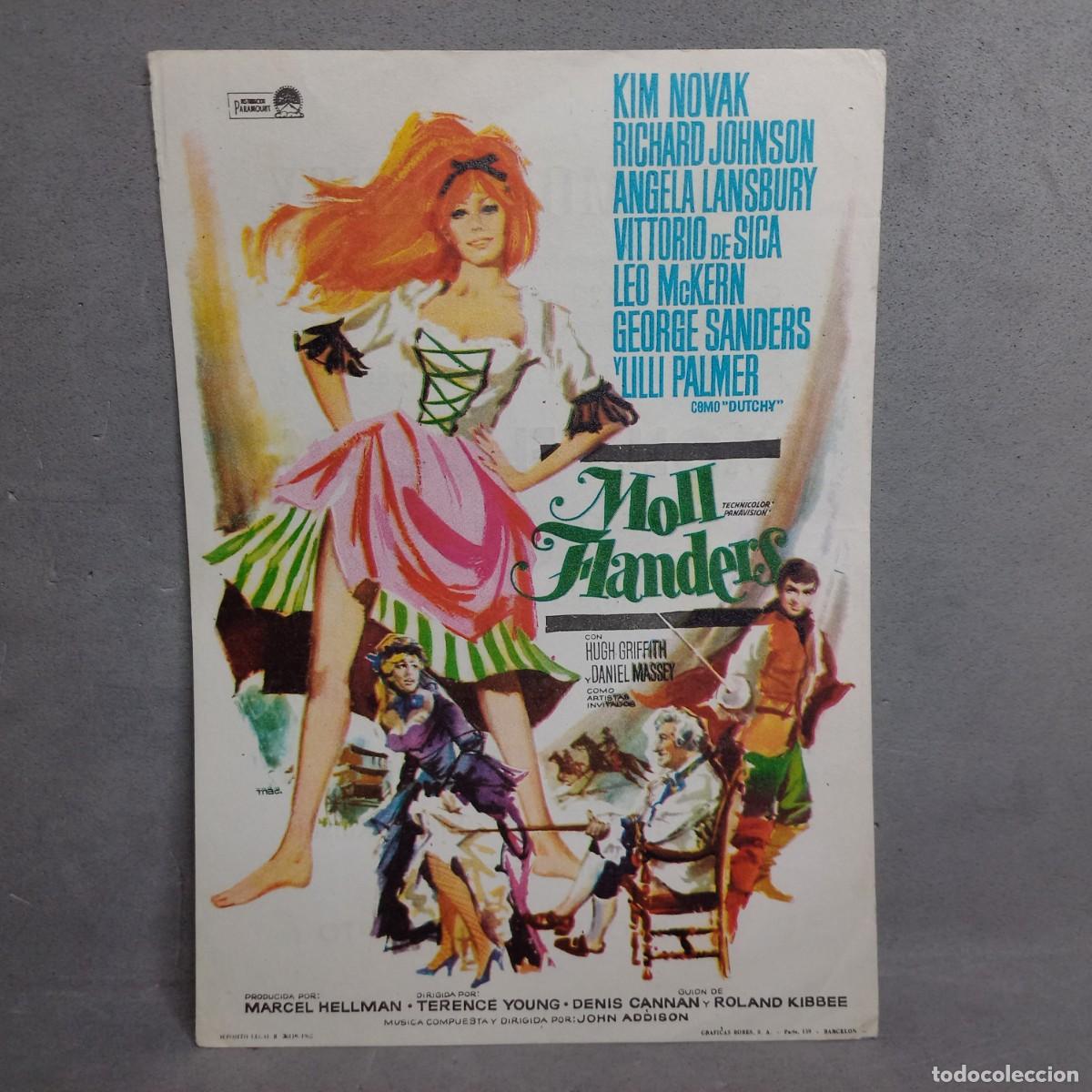 Cine: Cine Monterrey, Barcelona. Moll Flanders. Kim Novak, Richard Johnson, Angela Lansbury, Lilli Palmer