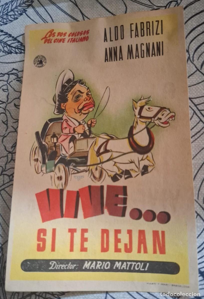 Cine: VIVE... SI TE DEJAN - PROGRAMA DE CINE
