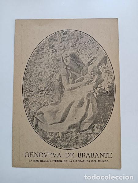 Kino: GENOVEVA DE BRABANTE PROGRAMA TARJETA CINE MUDO 1926