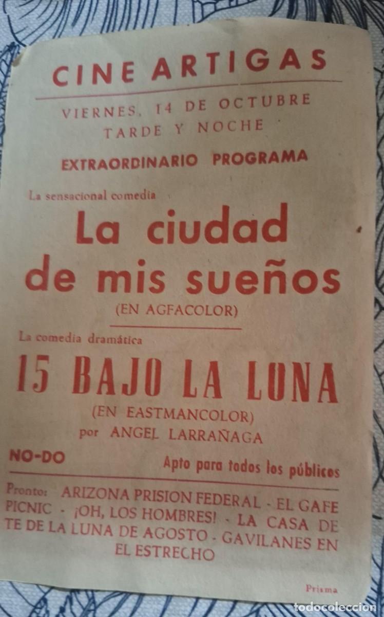 Cine: LA CIUDAD DE LOS SUE&Ntilde;OS- PROGRAMA DE CINE